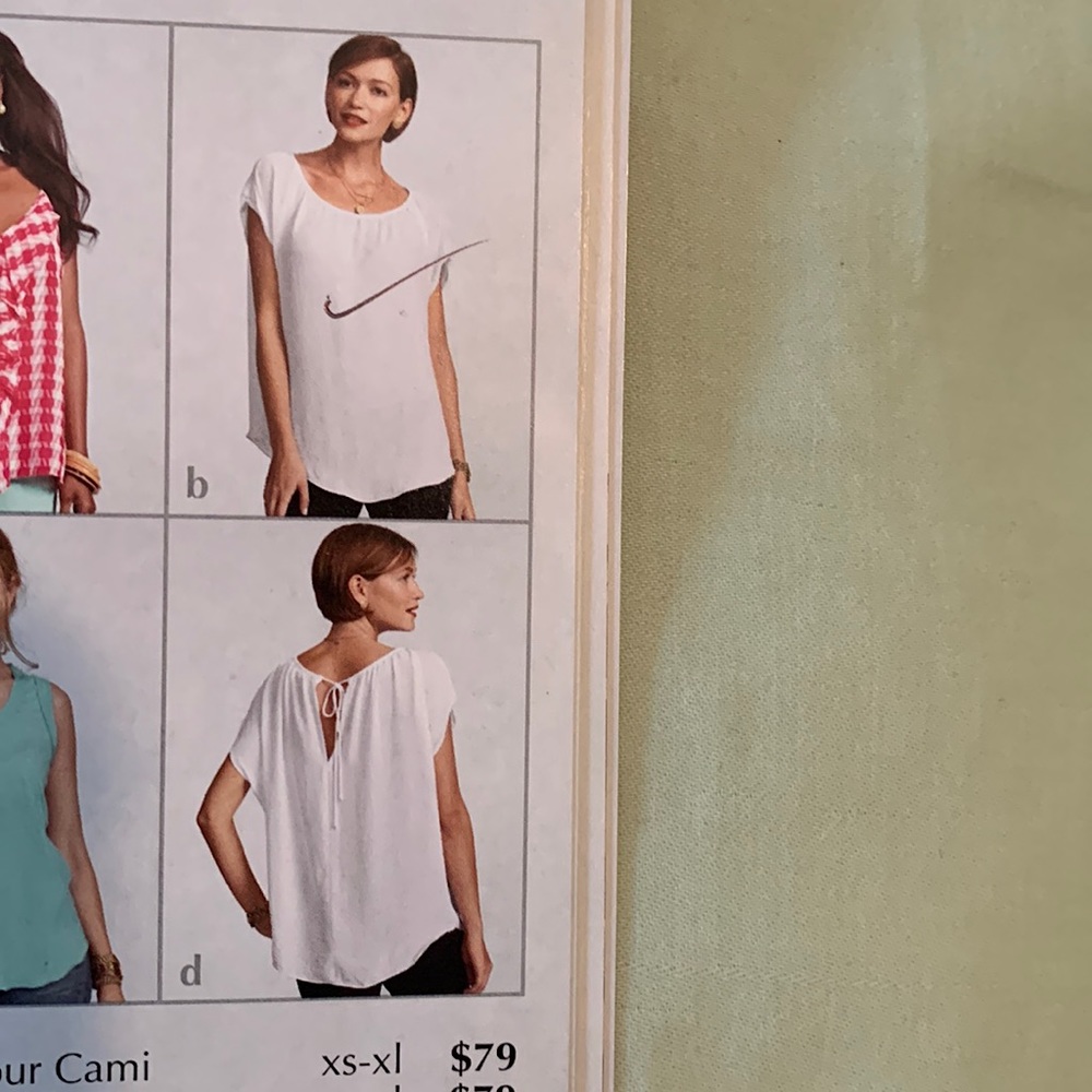 CAbi Eliza blouse sz L #410